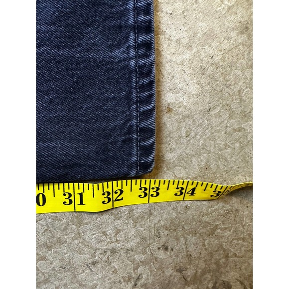 Vtg Women's Levi's 501 Jeans Made in USA Black Button Fly - Picture 14 of 16